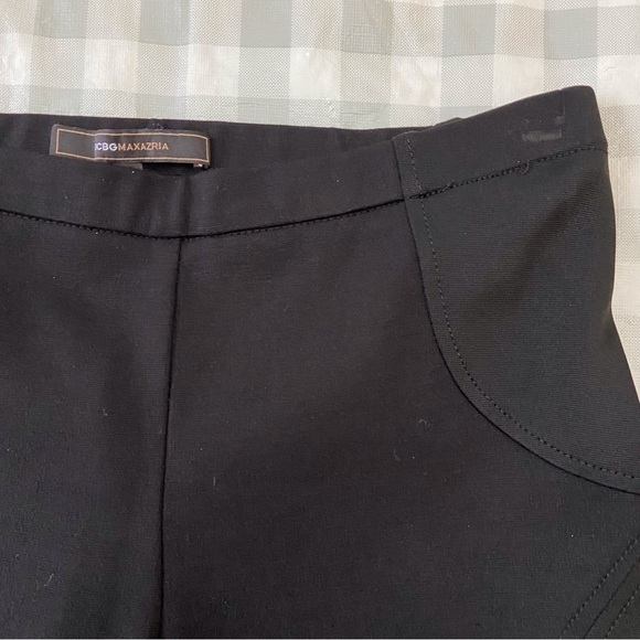 Bcbgmaxazria black skinny pant Bikercore style bodycon tight luxury design - Picture 4 of 16